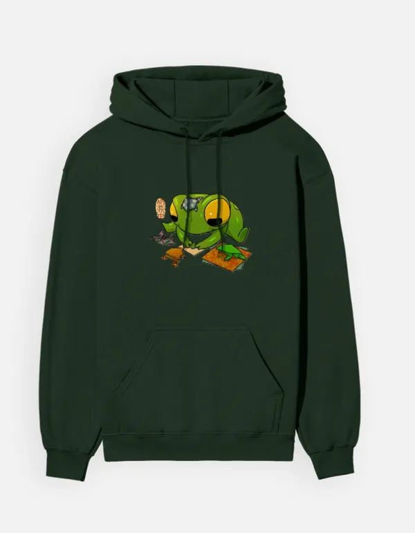 Froggo_Unisex_Hoodie_Bottle_Green