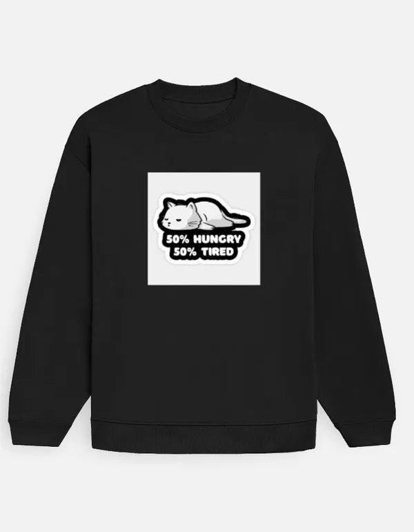Hungry_And_Tired_Oversized_Sweatshirt_Black