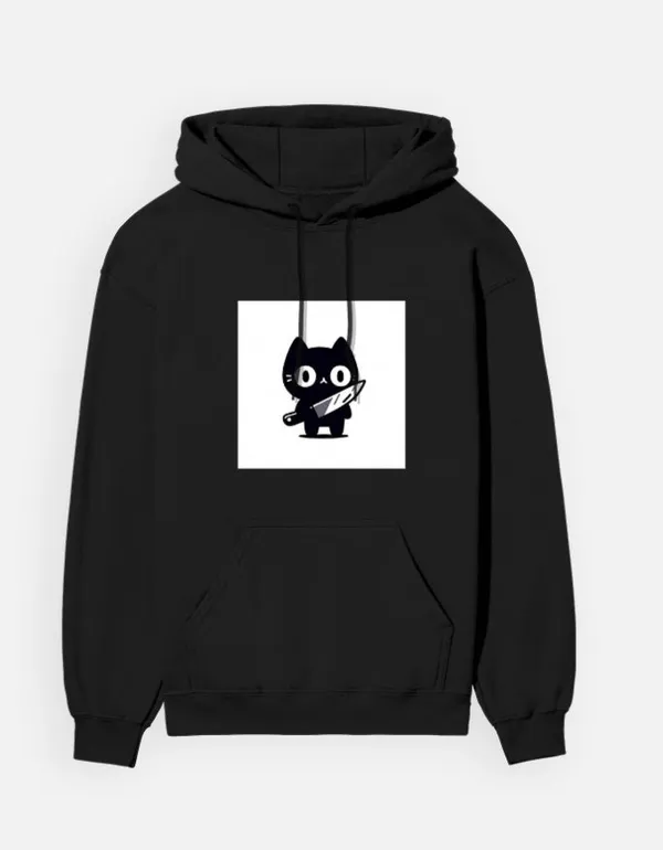 Killer_Cat_Hoodie_Black