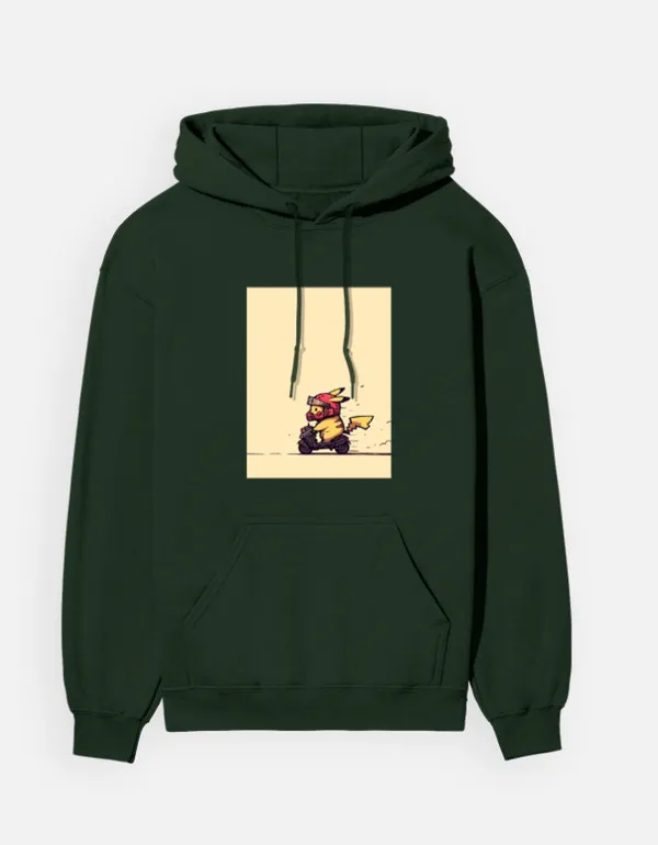 Cool_Rider_Unisex_Hoodie_Bottle_Green