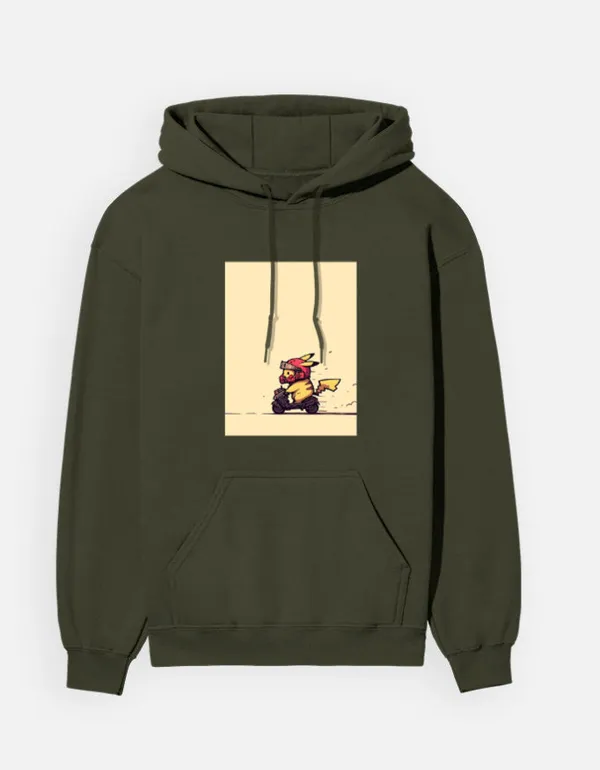Cool_Rider_Unisex_Hoodie_Olive_Green