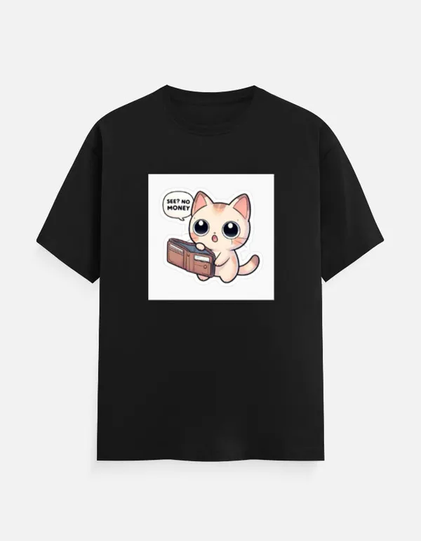 See_No_Money_Classic_T_Shirt_Black
