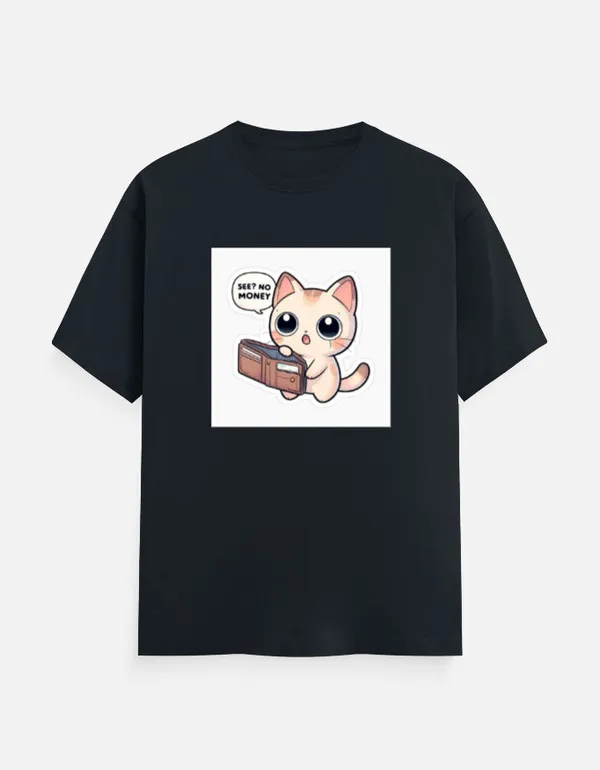 See_No_Money_Classic_T_Shirt_Navy_Blue