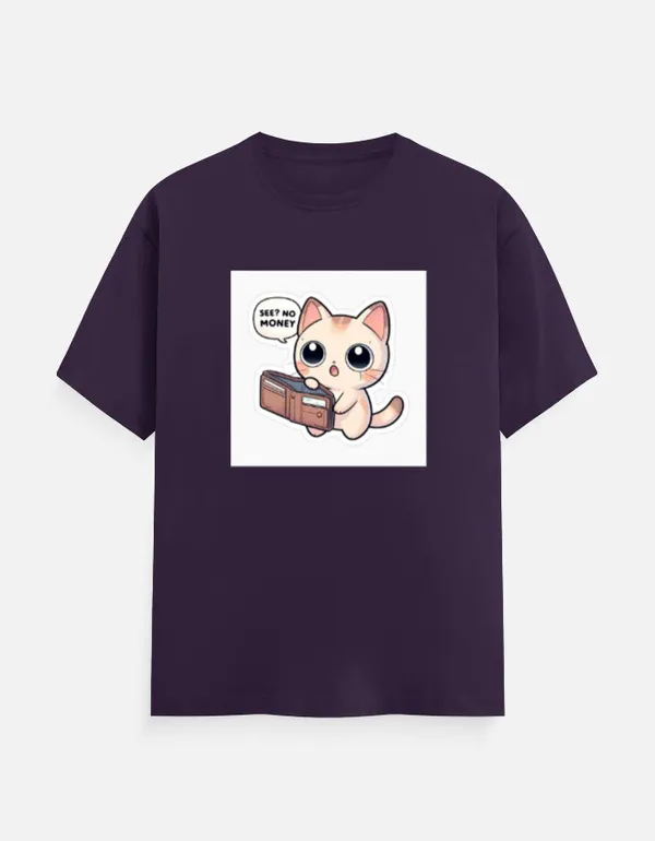 See_No_Money_Classic_T_Shirt_Purple