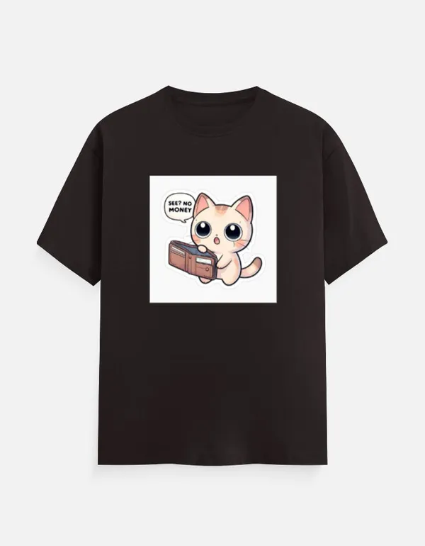 See_No_Money_Classic_T_Shirt_Coffee_Brown