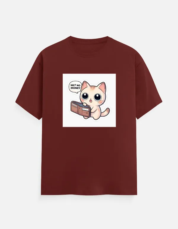 See_No_Money_Classic_T_Shirt_Brick_Red