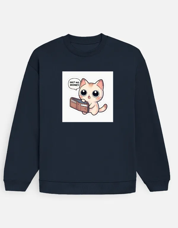See_No_Money_Oversized_Sweatshirt_Navy_Blue