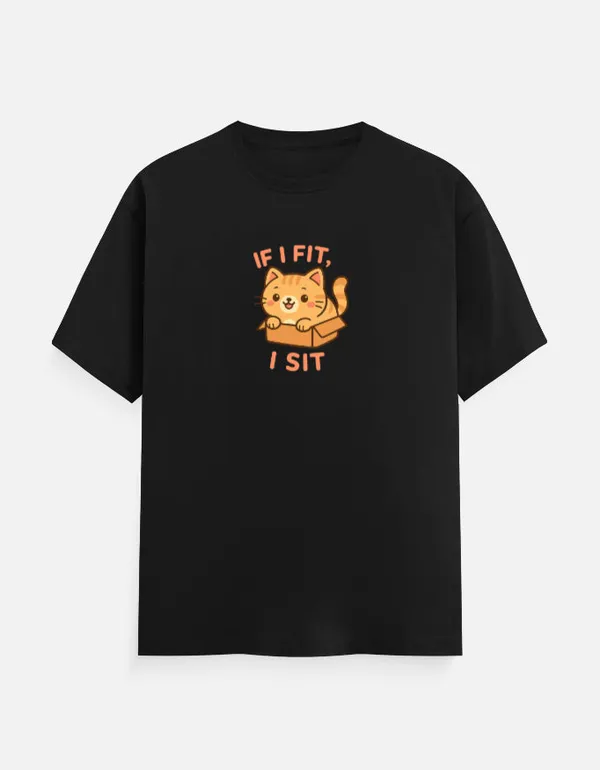 If_I_Fit_I_Sit_Classic_T_Shirt_Black