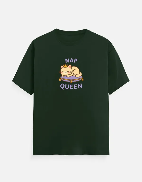 Nap_Queen_Unisex_Classic_T_Shirt_Bottle_Green