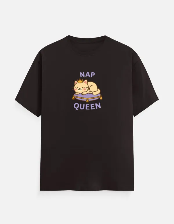 Nap_Queen_Unisex_Classic_T_Shirt_Coffee_Brown