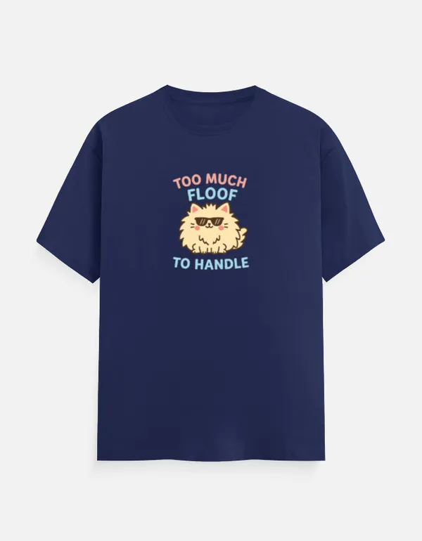 Too_Much_Fluff_To_Handle_Unisex_Classic_T_Shirt_Royal_Blue