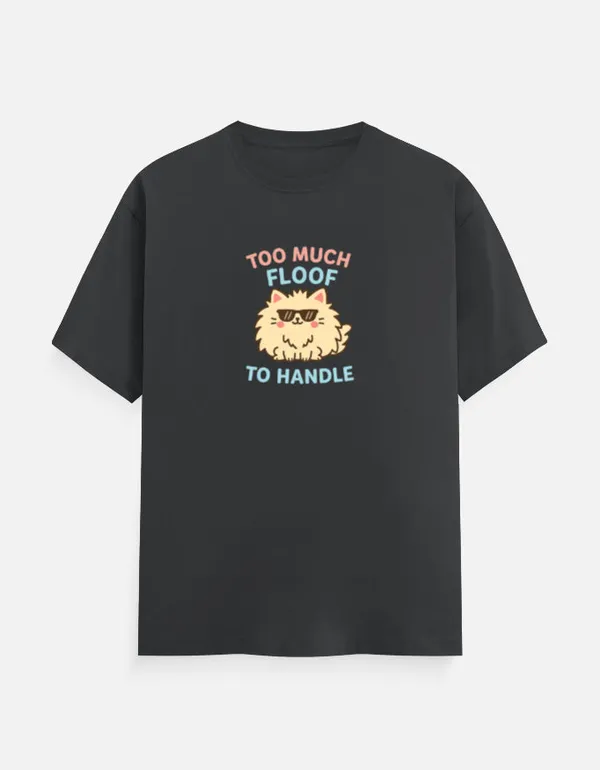 Too_Much_Fluff_To_Handle_Unisex_Classic_T_Shirt_Steel_Grey
