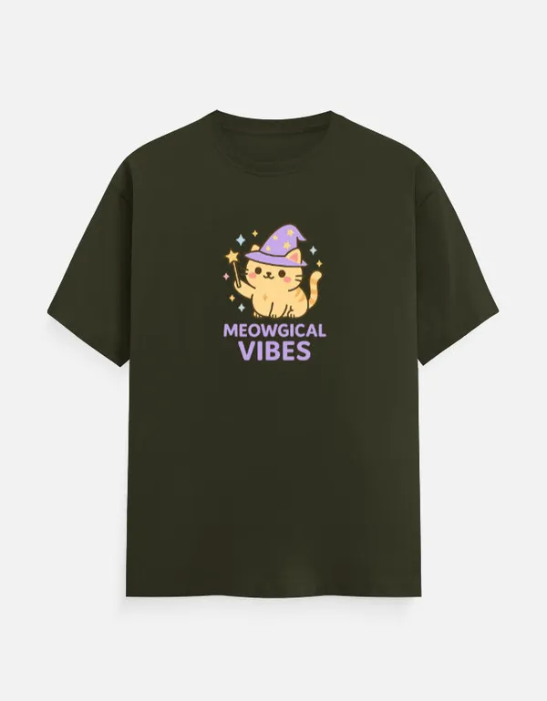Magical_Vibes_Classic_T_Shirt_Olive_Green