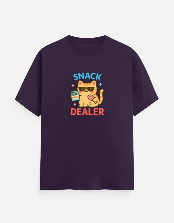 Snack_Dealer_Classic_T_Shirt_Purple