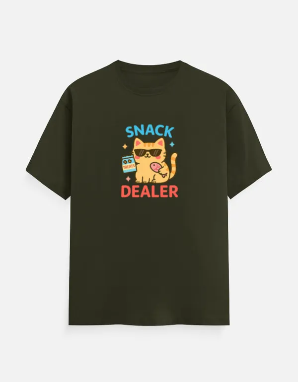 Snack_Dealer_Classic_T_Shirt_Olive_Green