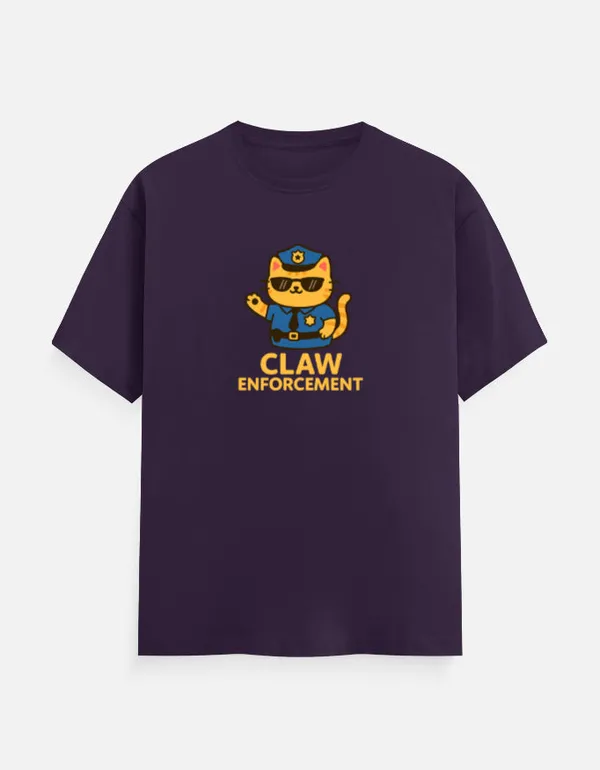 Claw_Enforcement_Classic_T_Shirt_Purple