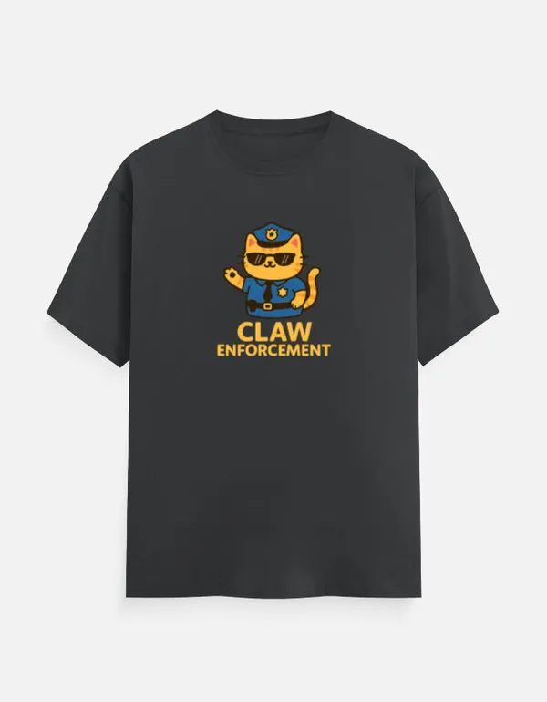 Claw_Enforcement_Classic_T_Shirt_Steel_Grey
