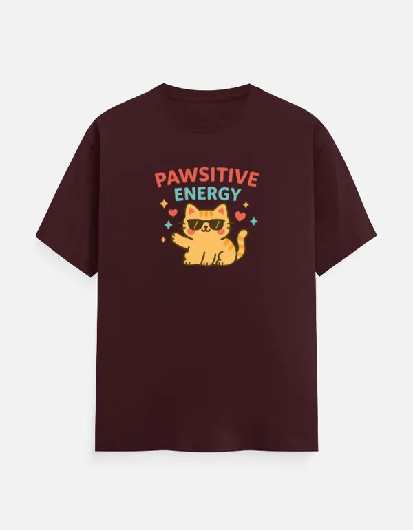 Positive_Energy_Classic_Crew_T_Shirt_Maroon