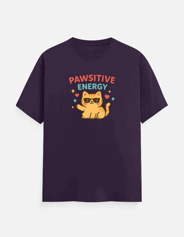 Positive_Energy_Classic_Crew_T_Shirt_Purple