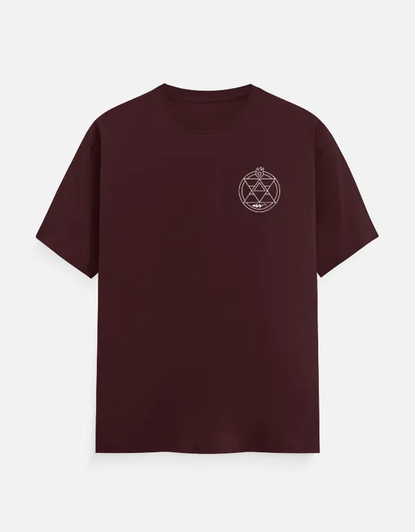 Circle_Of_Karma_Classic_T_Shirt_Maroon