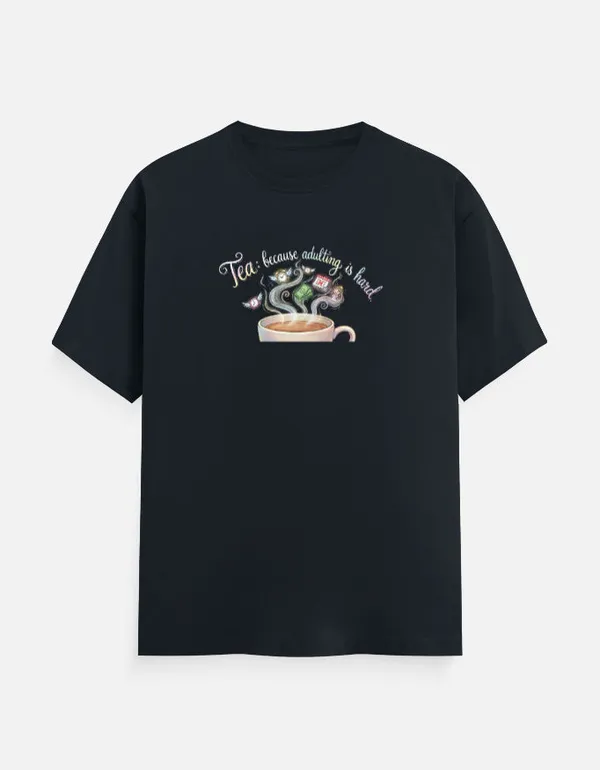Adulting_Is_Hard_Classic_T_Shirt_Navy_Blue