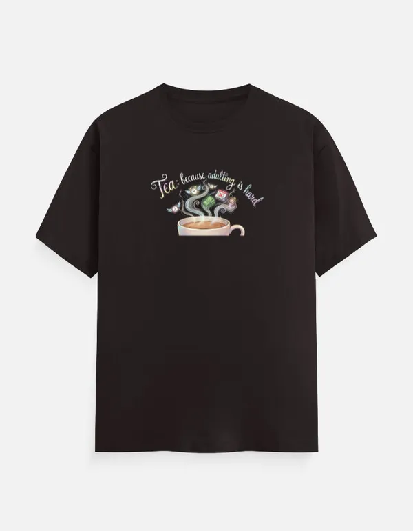 Adulting_Is_Hard_Classic_T_Shirt_Coffee_Brown