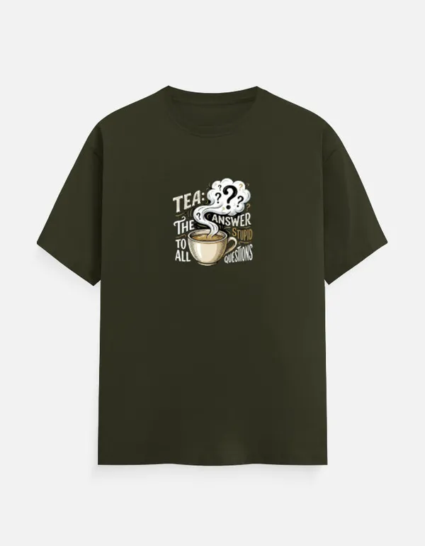 Stupid_Questions_Classic_T_Shirt_Olive_Green