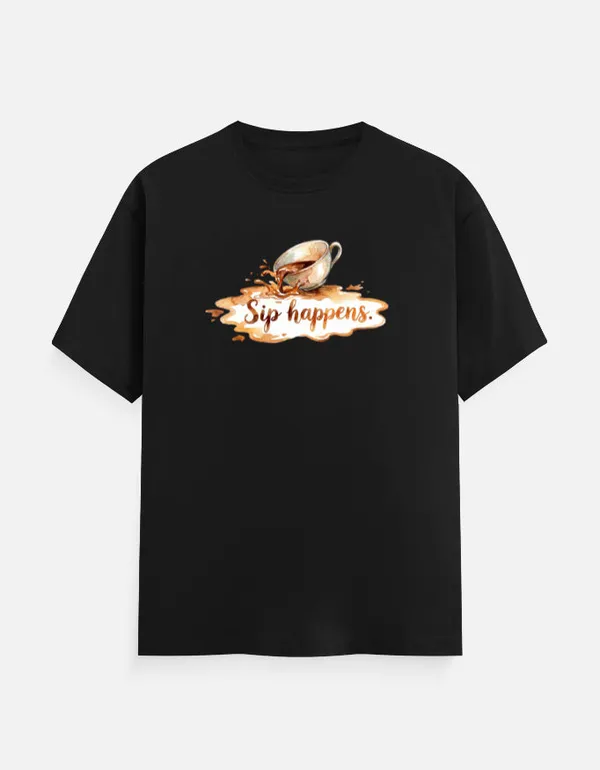 Sip_Haappens_Classic_Crew_T_Shirt_Black