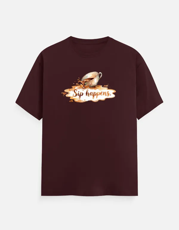 Sip_Haappens_Classic_Crew_T_Shirt_Maroon