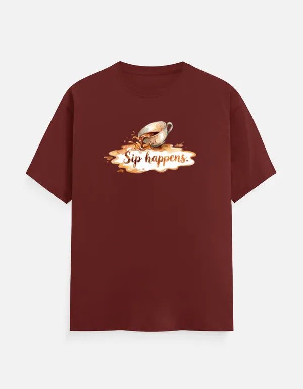 Sip_Haappens_Classic_Crew_T_Shirt_Brick_Red