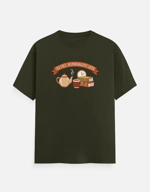 Tea_First_Classic_Crew_T_Shirt_Olive_Green
