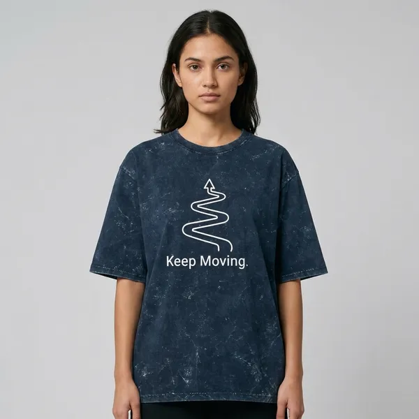 Keep_Moving_Oversized_Graphic_T_Shirt_Navy_Blue