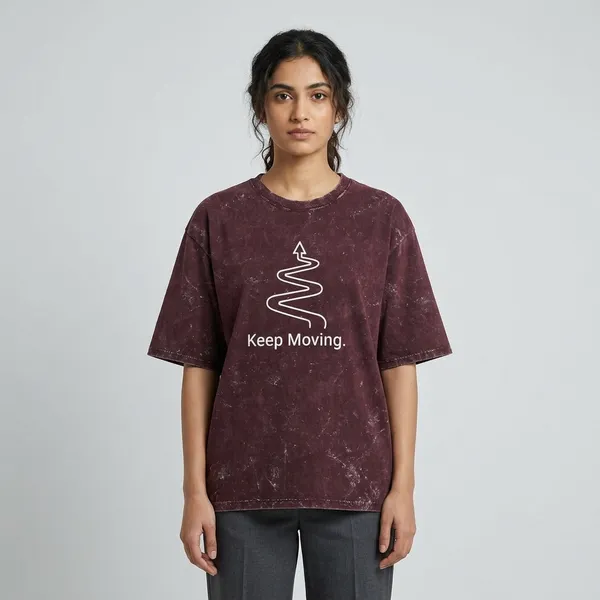 Keep_Moving_Oversized_Graphic_T_Shirt_Maroon