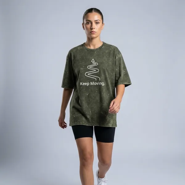 Keep_Moving_Oversized_Graphic_T_Shirt_Olive_Green