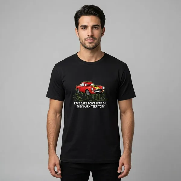 Graphic_T_Shirt_Race_Cars_Don_T_Leak_Oil_Unisex_Classic_T_Shirt_Black