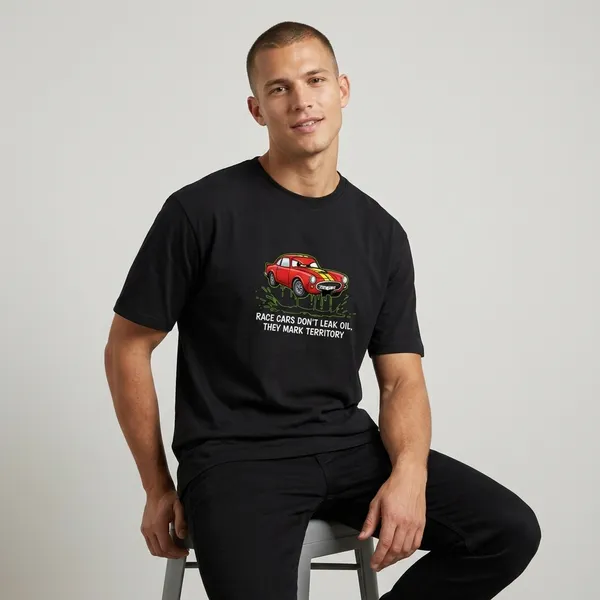 Graphic_T_Shirt_Race_Cars_Don_T_Leak_Oil_Unisex_Classic_T_Shirt_Black