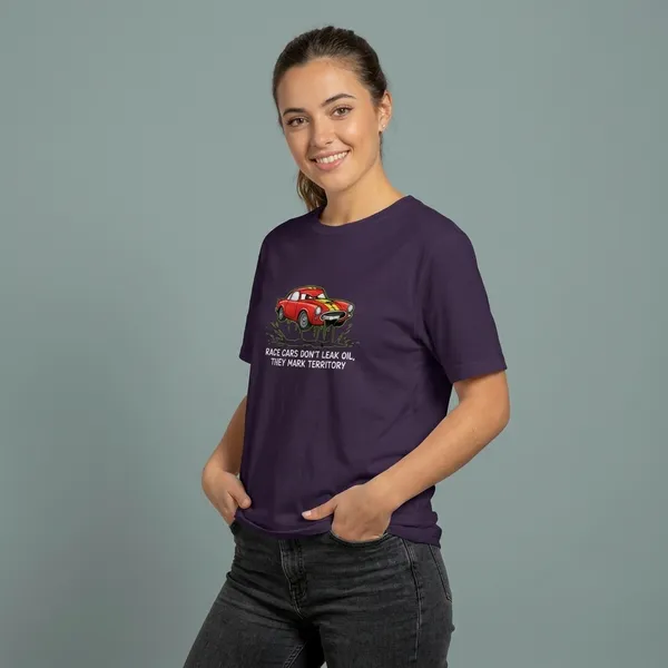 Graphic_T_Shirt_Race_Cars_Don_T_Leak_Oil_Unisex_Classic_T_Shirt_Purple