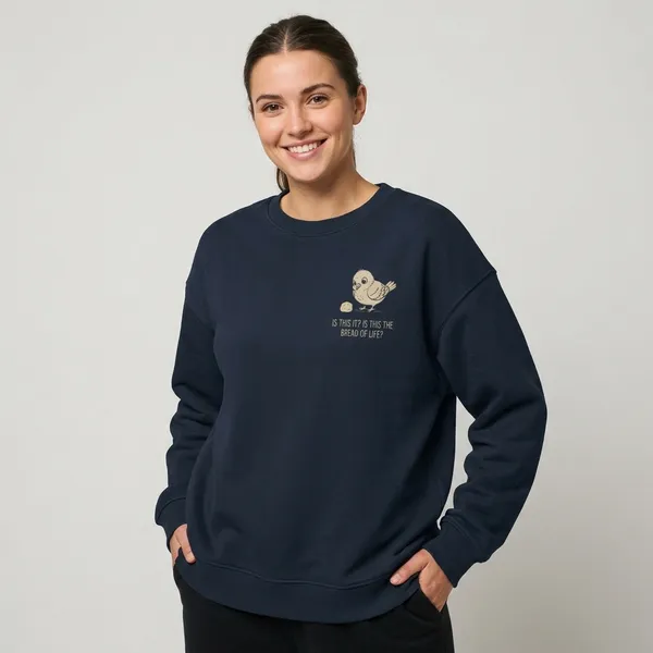 Is_This_It_Is_This_The_Bread_Of_Life_Oversized_Sweatshirt_Navy_Blue