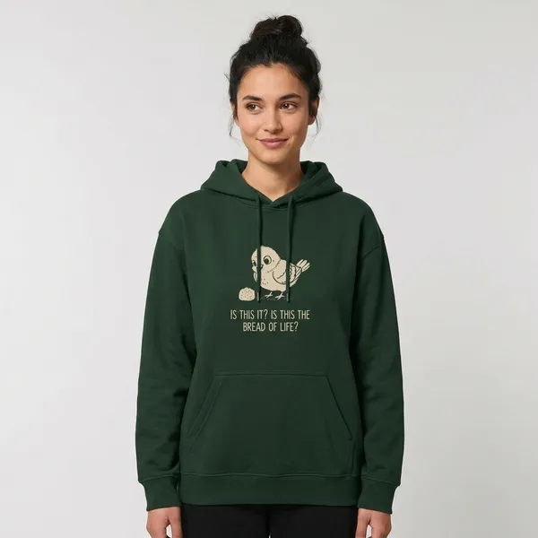 Is_This_It_Is_This_The_Bread_Of_Life_Unisex_Hoodie_Bottle_Green