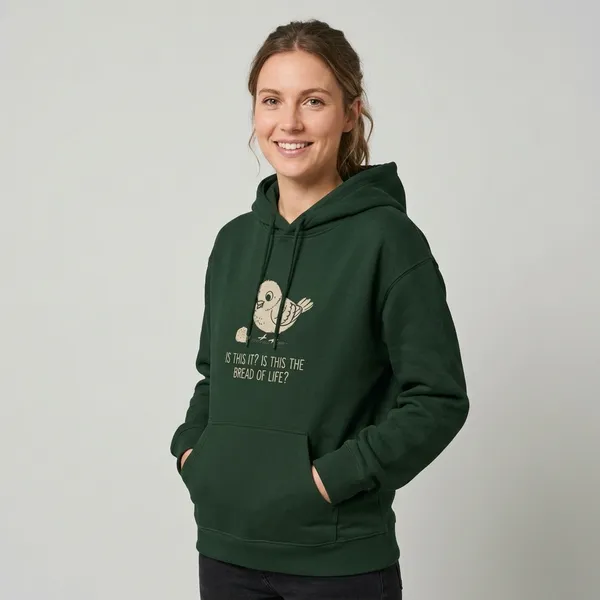 Is_This_It_Is_This_The_Bread_Of_Life_Unisex_Hoodie_Bottle_Green
