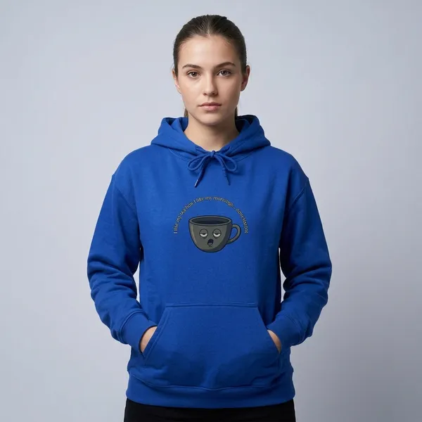 Morning_Tea_Unisex_Hoodie_Royal_Blue