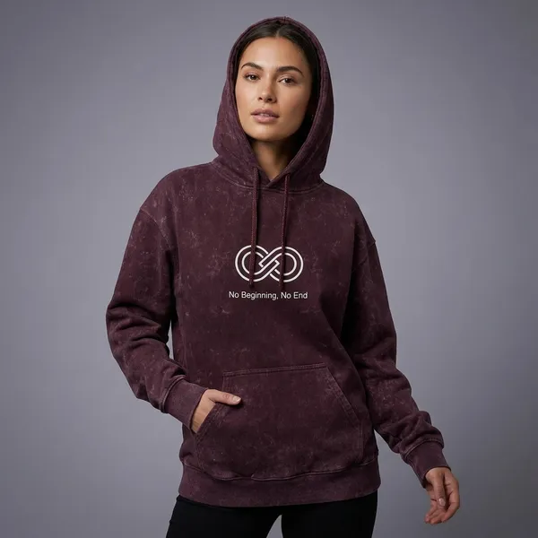 No_Beginning_No_End_Acid_Washed_Oversized_Hoodie_Maroon