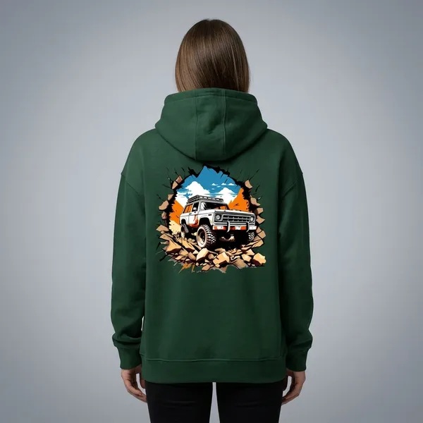Vegas_Truck_Oversized_Hoodie_Bottle_Green