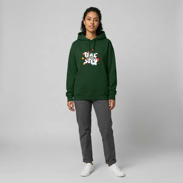 Take_The_Step_Oversized_Hoodie_Bottle_Green