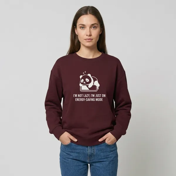 Energy_Saving_Unisex_Oversized_Sweatshirt_Maroon