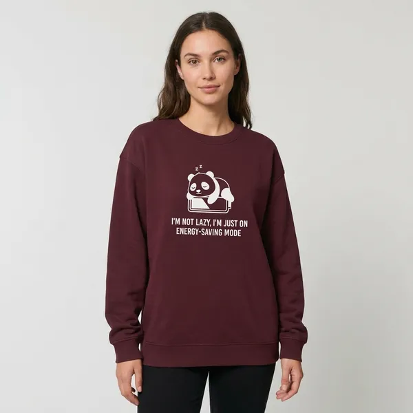Energy_Saving_Unisex_Oversized_Sweatshirt_Maroon