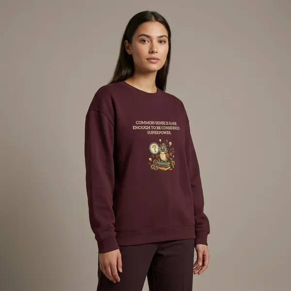Common_Sense_Oversized_Sweatshirt_Maroon