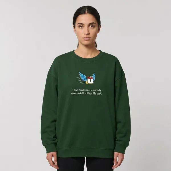Flying_Deadlines_Oversized_Sweatshirt_Bottle_Green