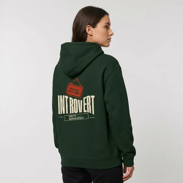 Introvert_Unite_Unisex_Hoodie_Bottle_Green