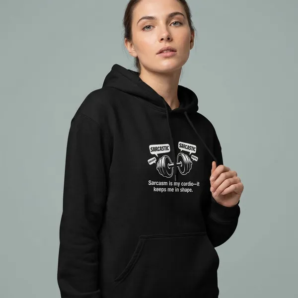 Sarcasm_Is_My_Cardio_Hoodie_Black
